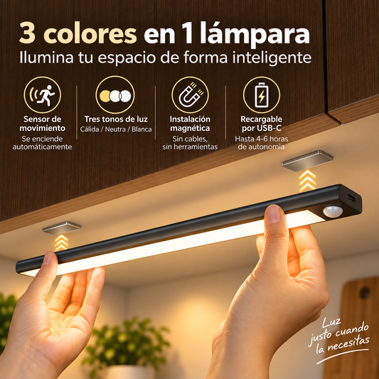 Rivae Glow — Luz LED con Sensor de Movimiento
